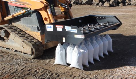 sandbag filling attachment skid steer|sand bagger attachments.